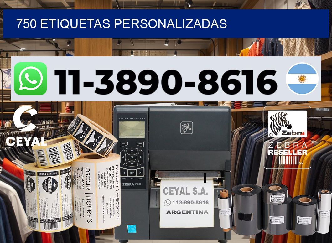 750 ETIQUETAS PERSONALIZADAS