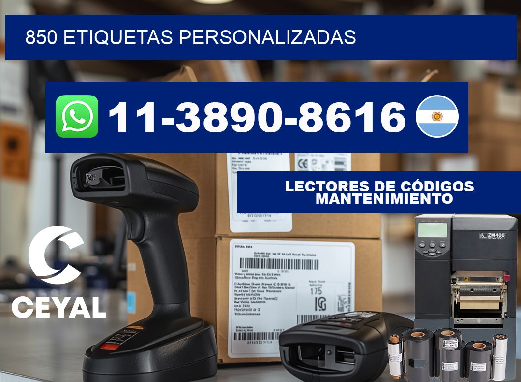 850 ETIQUETAS PERSONALIZADAS
