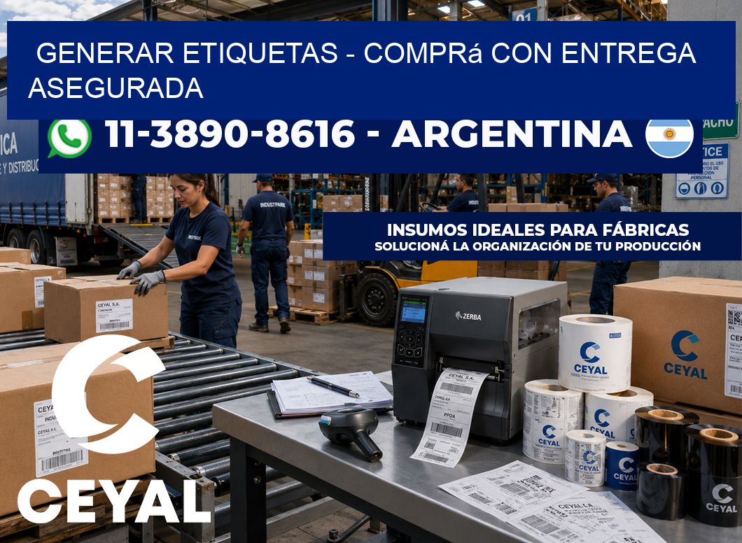 GENERAR ETIQUETAS – Comprá con entrega asegurada