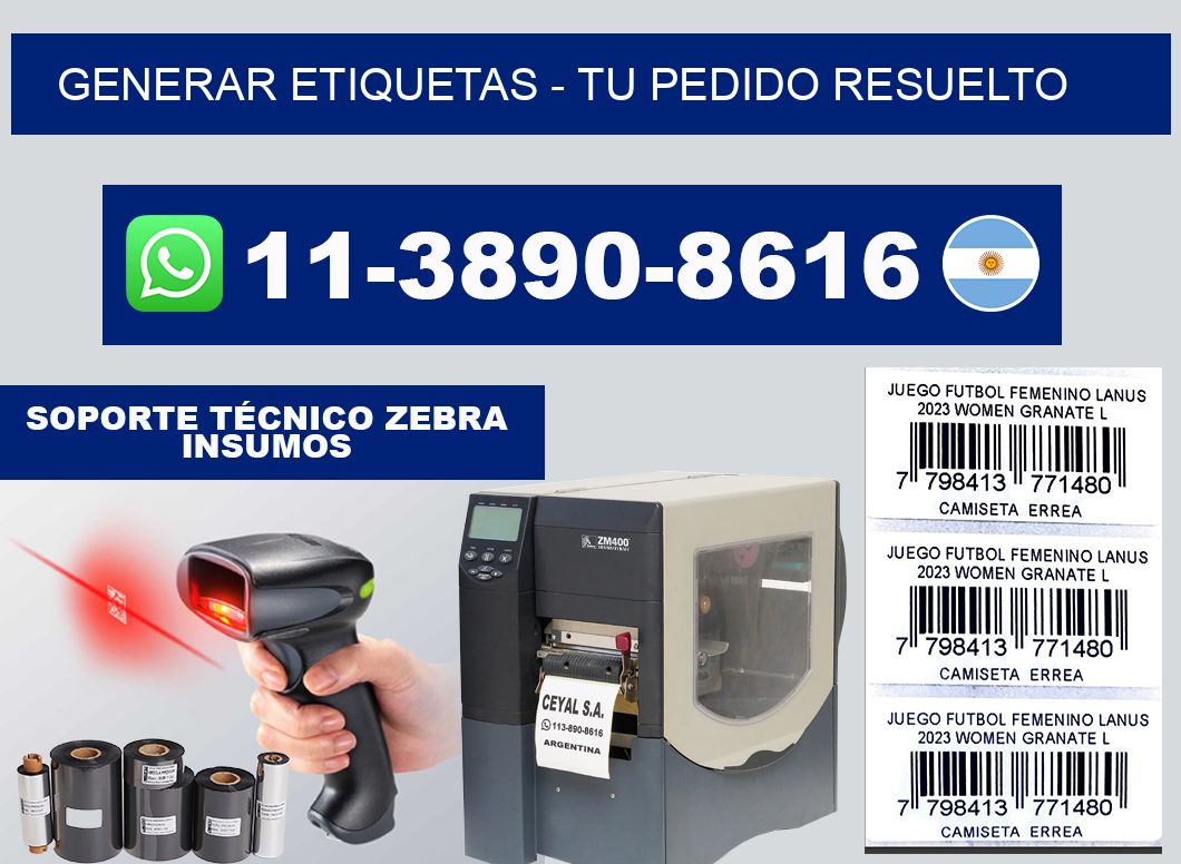 GENERAR ETIQUETAS - Tu pedido resuelto
