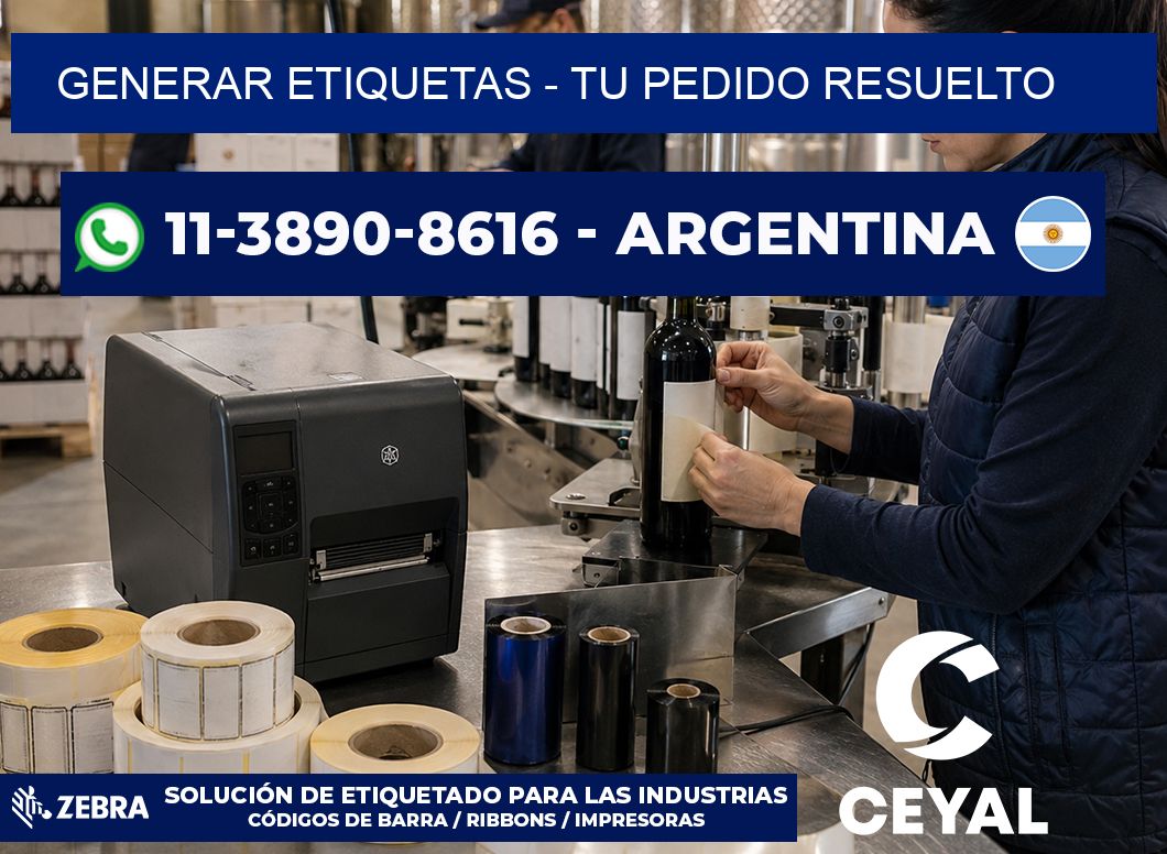 GENERAR ETIQUETAS – Tu pedido resuelto