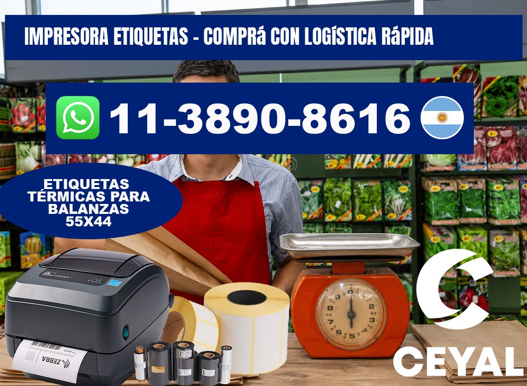 IMPRESORA ETIQUETAS - Comprá con logística rápida