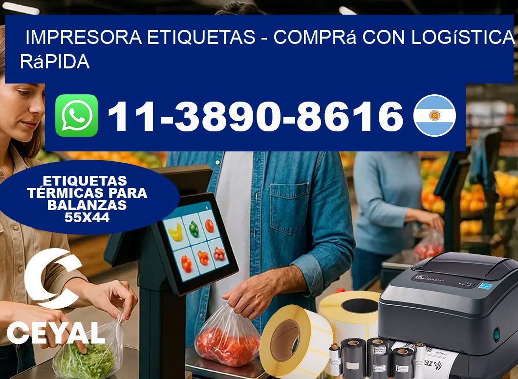 IMPRESORA ETIQUETAS - Comprá con logística rápida