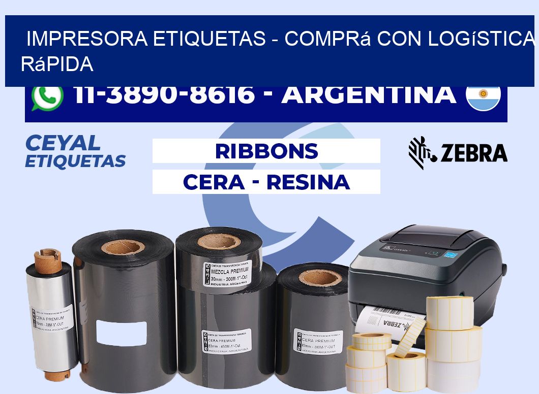 IMPRESORA ETIQUETAS - Comprá con logística rápida