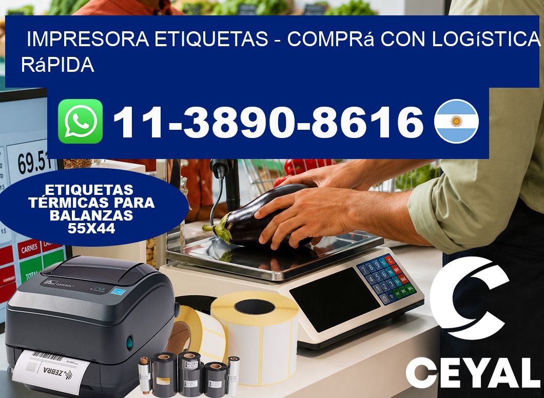 IMPRESORA ETIQUETAS – Comprá con logística rápida
