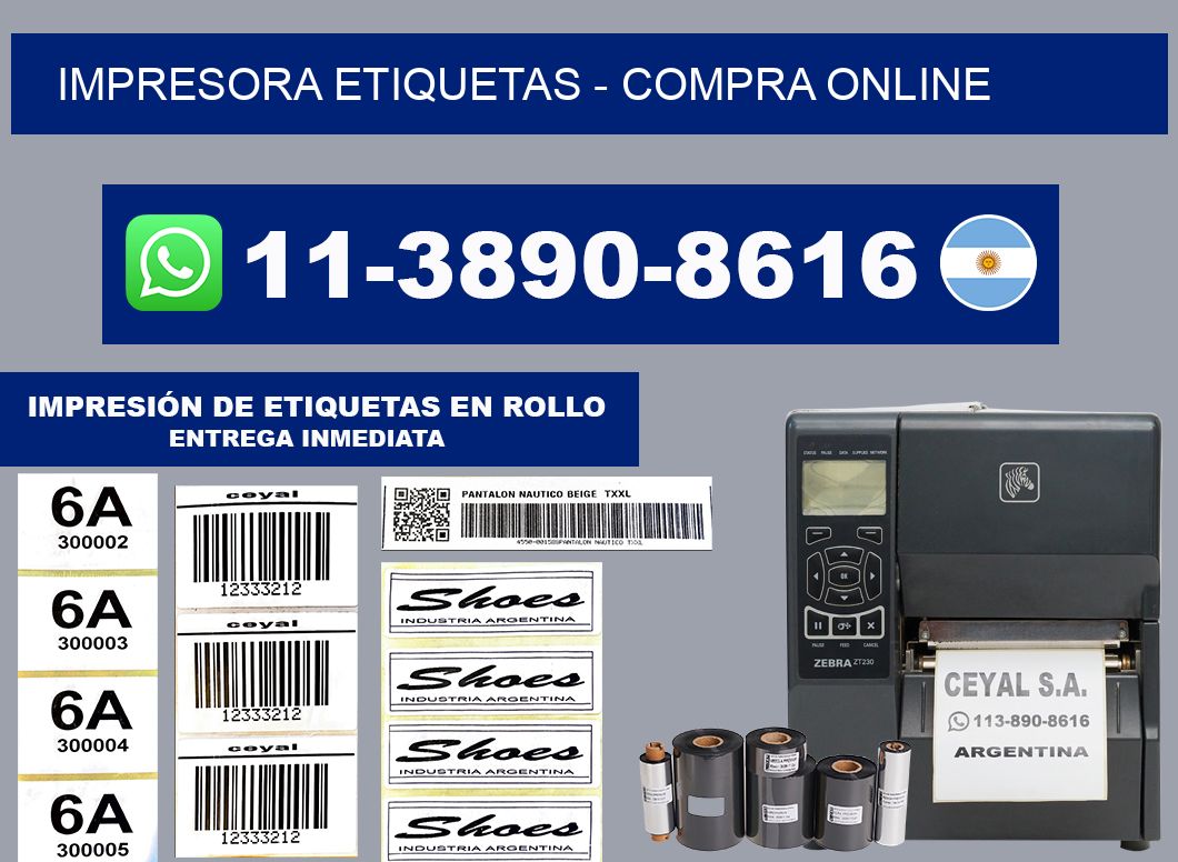 IMPRESORA ETIQUETAS - compra online