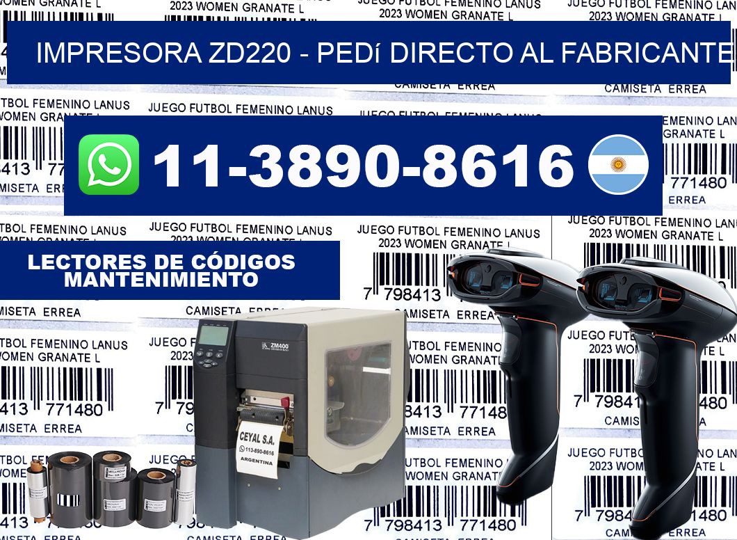 IMPRESORA ZD220 - Pedí directo al fabricante