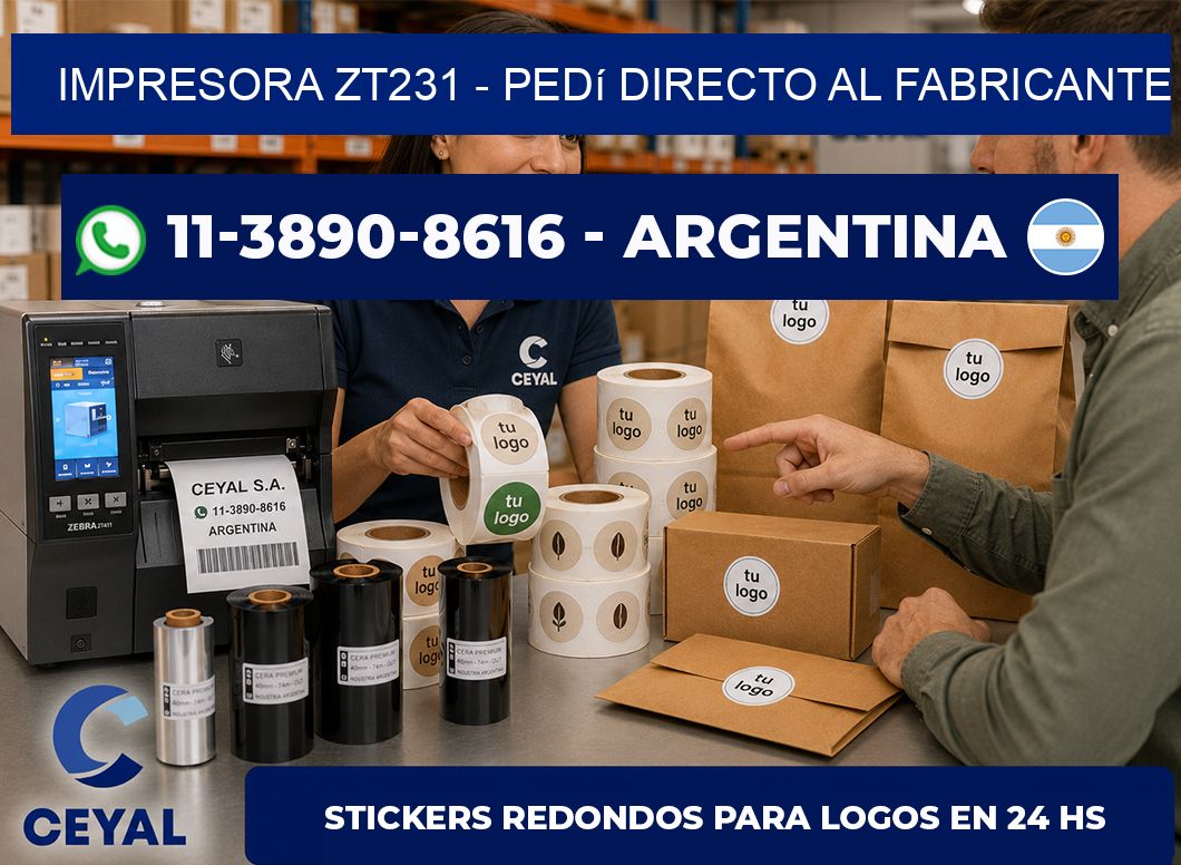 IMPRESORA ZT231 - Pedí directo al fabricante