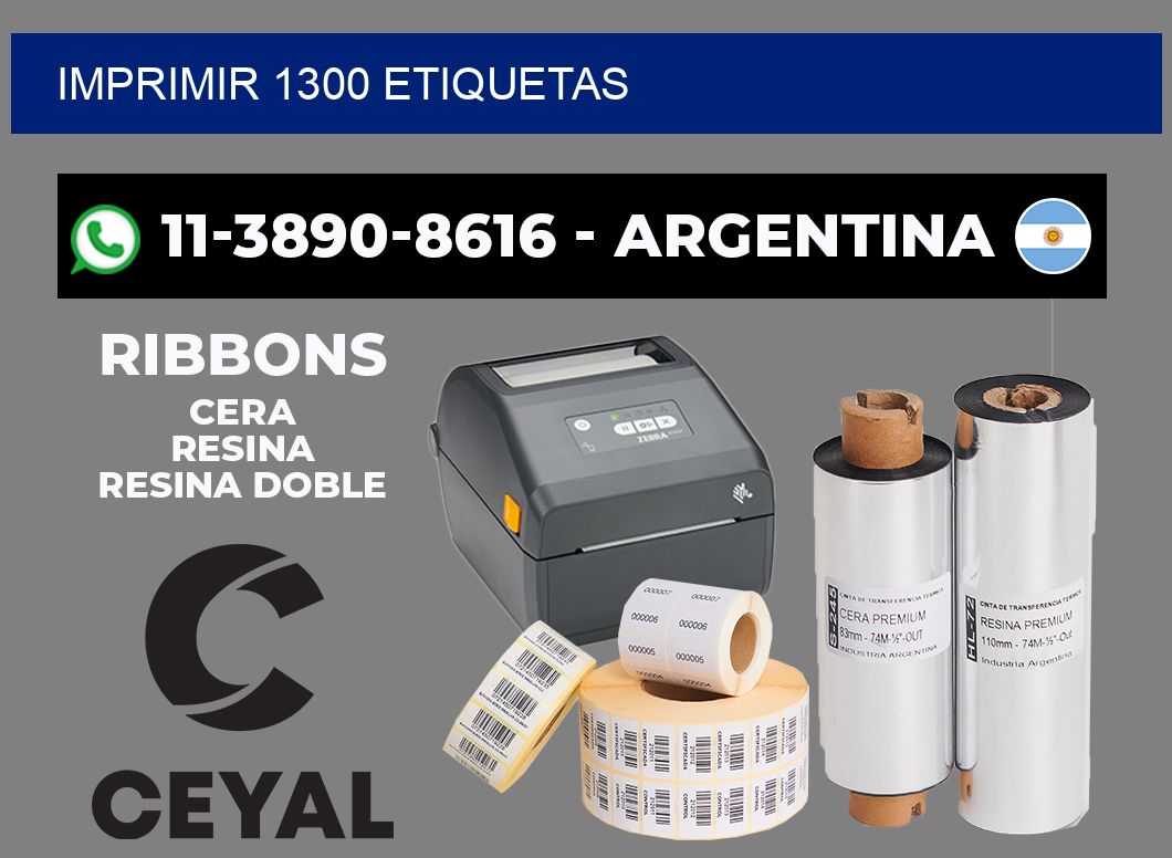 IMPRIMIR 1300 ETIQUETAS