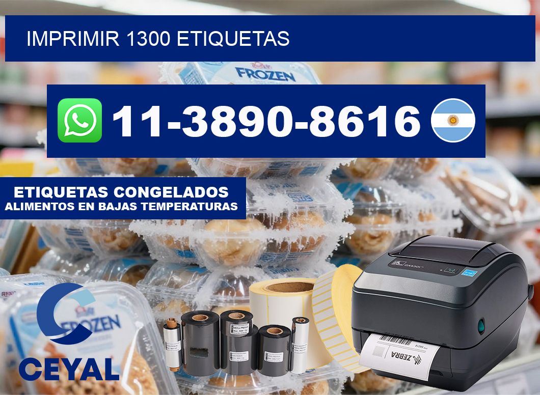 IMPRIMIR 1300 ETIQUETAS