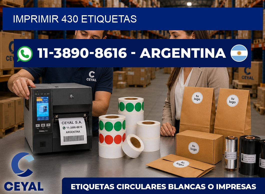 IMPRIMIR 430 ETIQUETAS