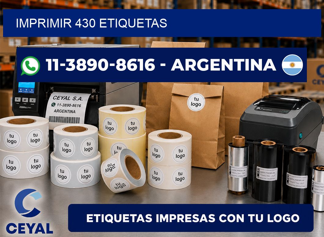 IMPRIMIR 430 ETIQUETAS