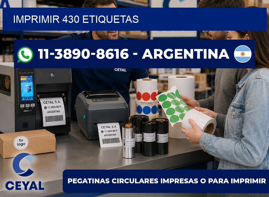 IMPRIMIR 430 ETIQUETAS