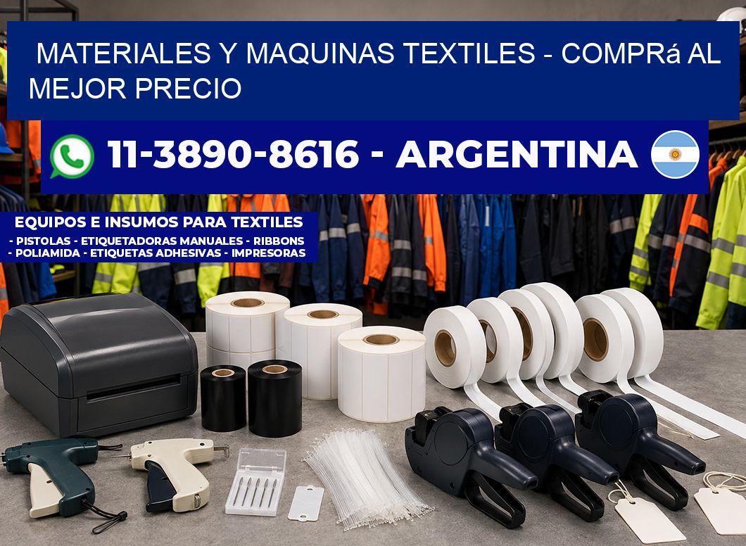 MATERIALES Y MAQUINAS TEXTILES - Comprá al mejor precio