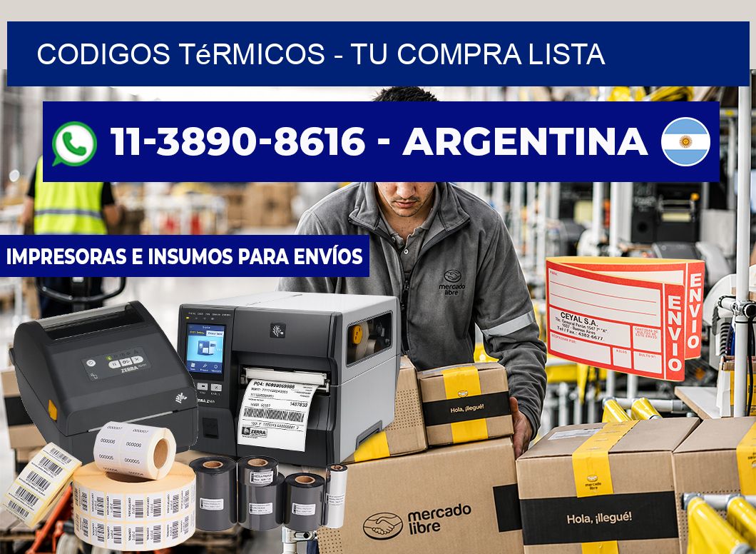 Codigos térmicos – Tu compra lista