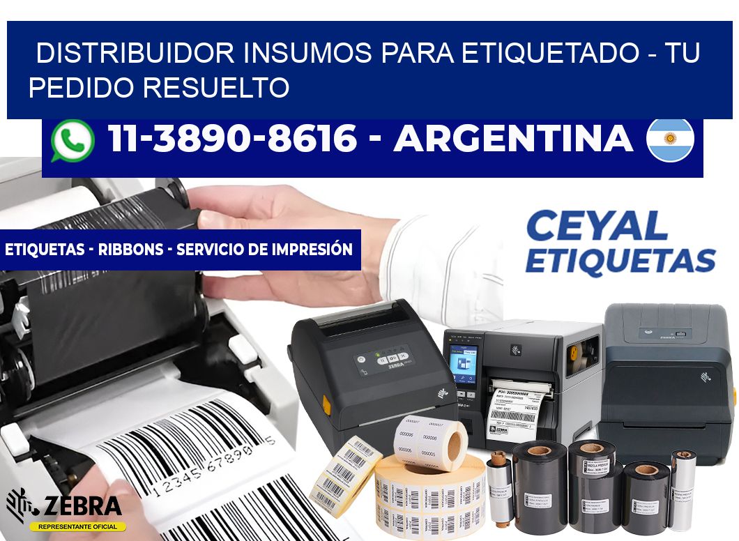 DISTRIBUIDOR INSUMOS PARA ETIQUETADO - Tu pedido resuelto