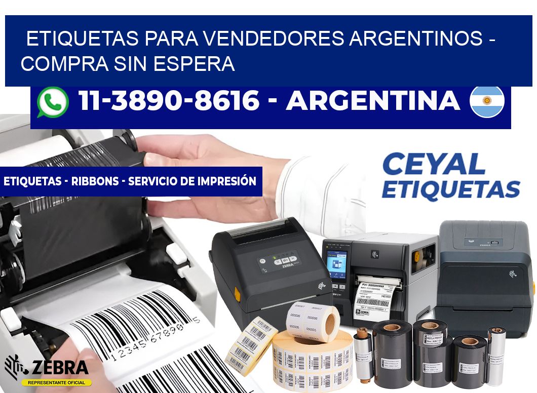 ETIQUETAS PARA VENDEDORES ARGENTINOS - Compra sin espera