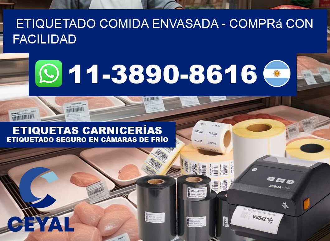 Etiquetado comida envasada - Comprá con facilidad