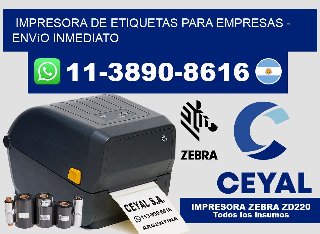 IMPRESORA DE ETIQUETAS PARA EMPRESAS – Envío inmediato