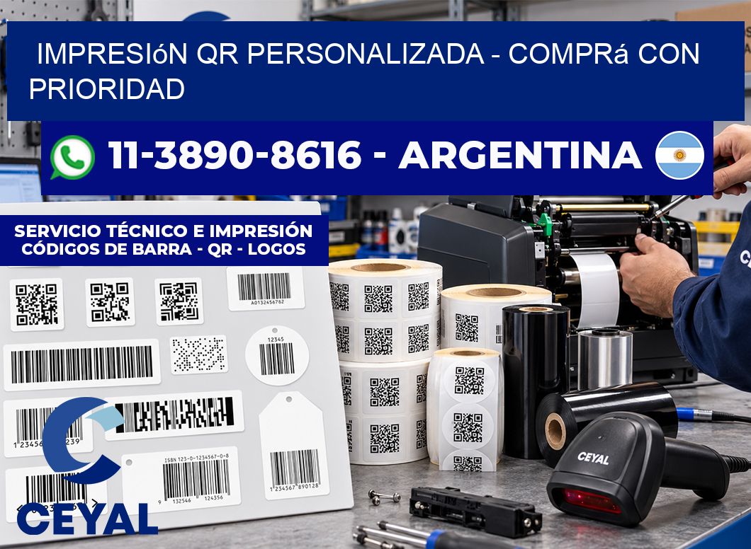 Impresión QR Personalizada - Comprá con prioridad