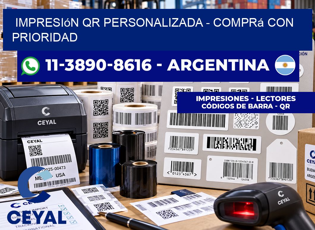 Impresión QR Personalizada - Comprá con prioridad