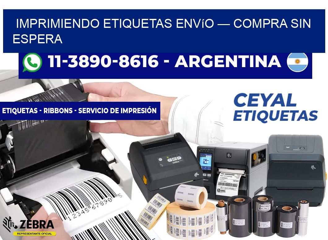 Imprimiendo etiquetas envío — Compra sin espera