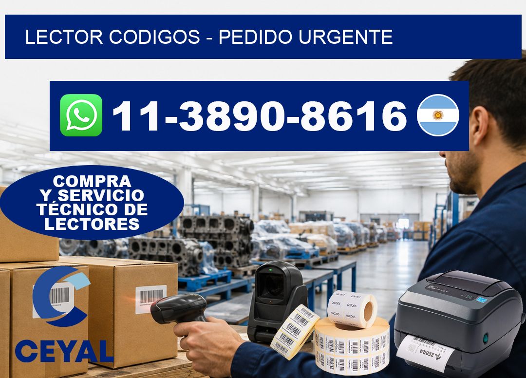 LECTOR CODIGOS - Pedido urgente