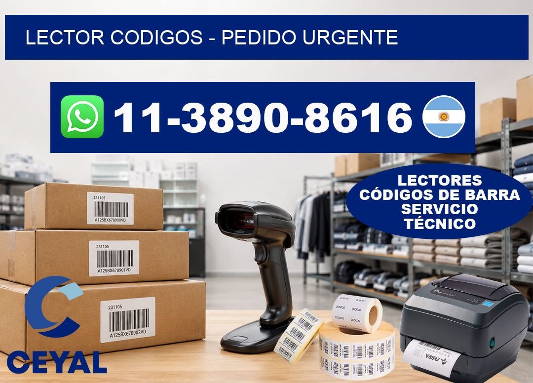 LECTOR CODIGOS - Pedido urgente