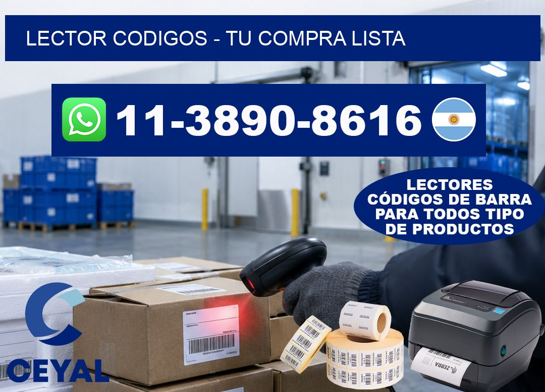 LECTOR CODIGOS - Tu compra lista