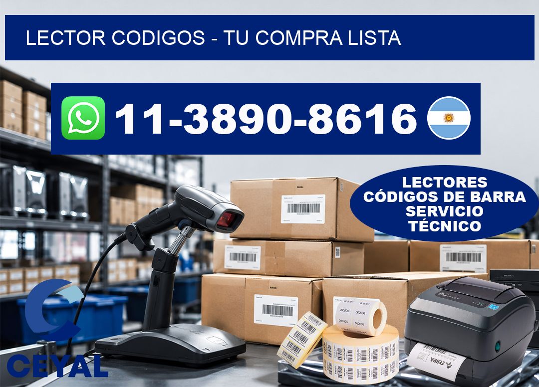 LECTOR CODIGOS - Tu compra lista
