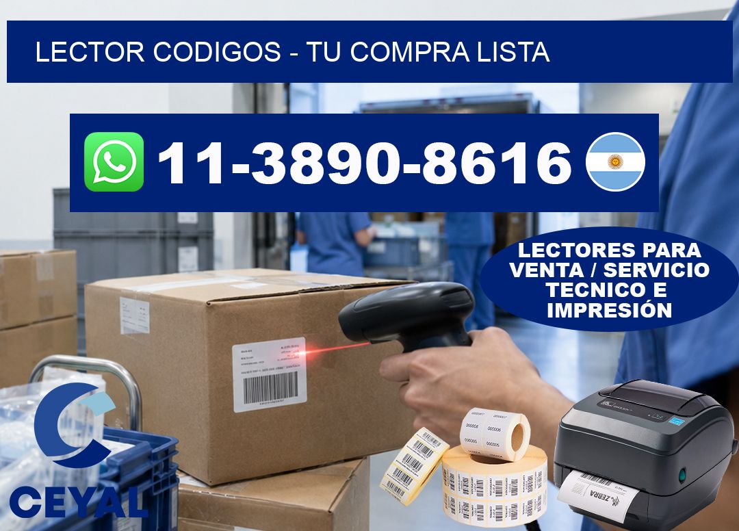 LECTOR CODIGOS - Tu compra lista