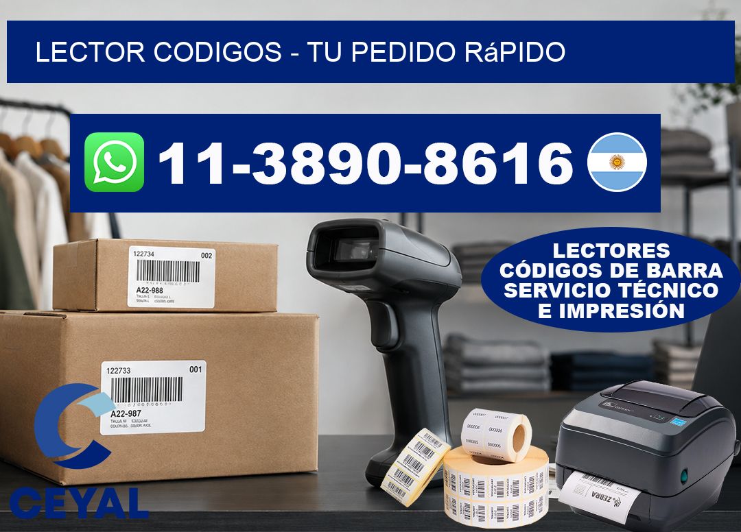 LECTOR CODIGOS - Tu pedido rápido