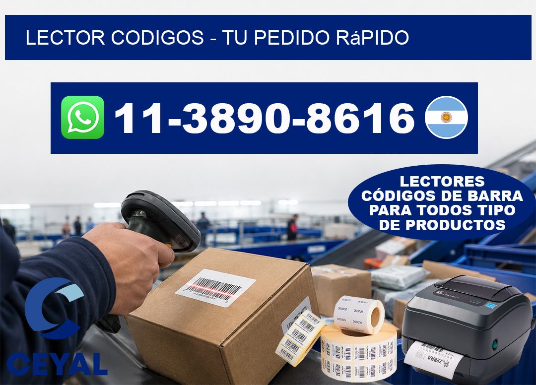 LECTOR CODIGOS - Tu pedido rápido