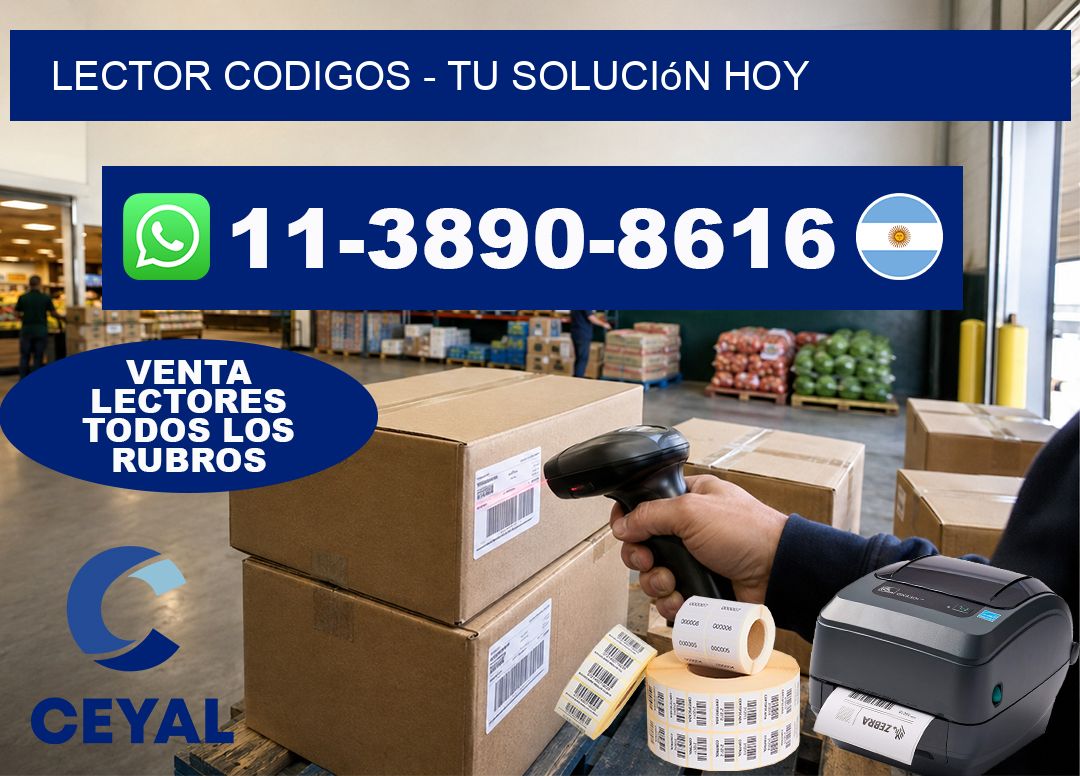 LECTOR CODIGOS - Tu solución hoy