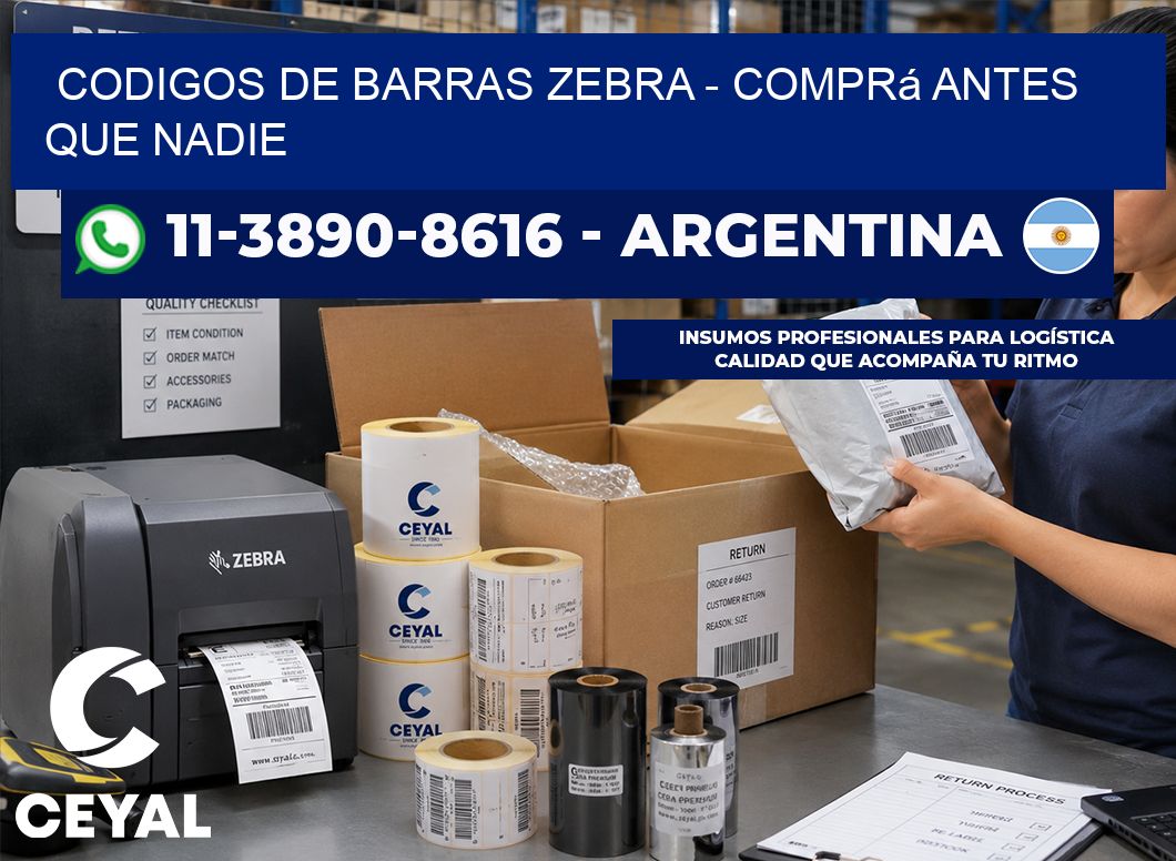 codigos de barras zebra - Comprá antes que nadie