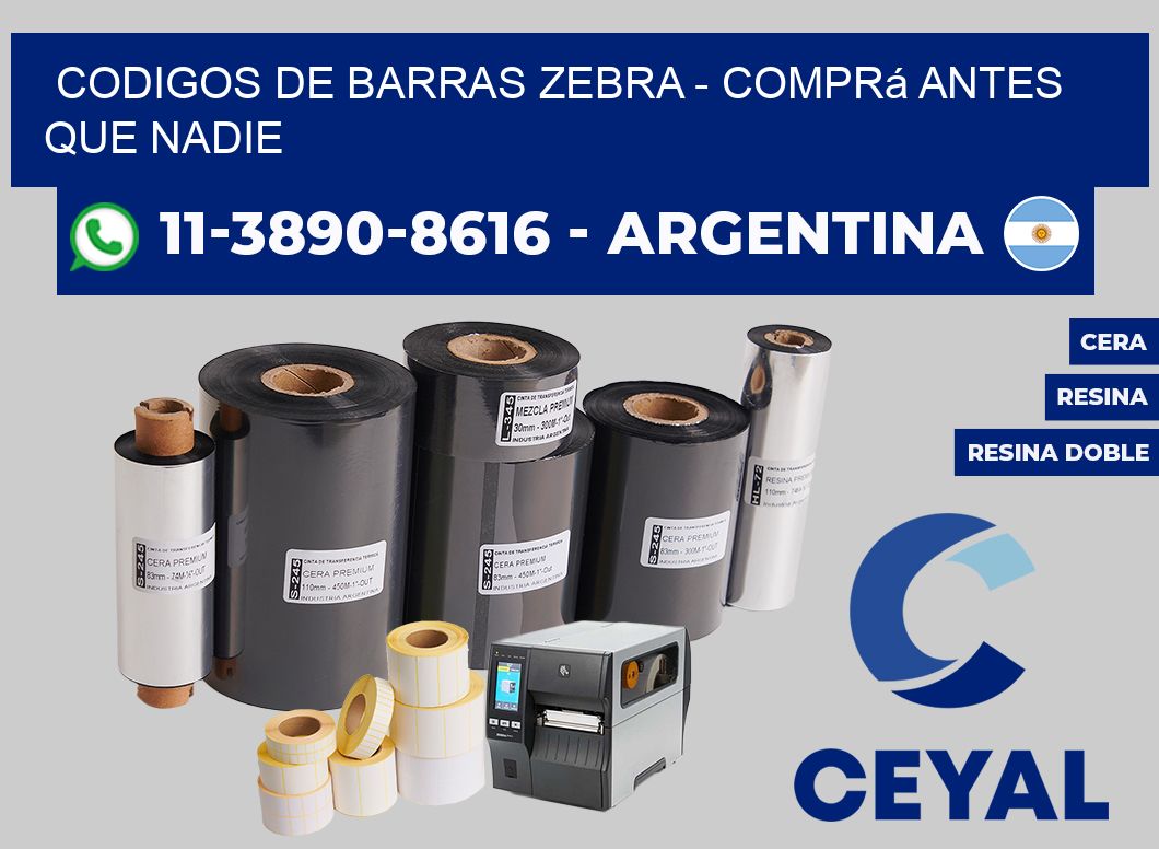codigos de barras zebra - Comprá antes que nadie