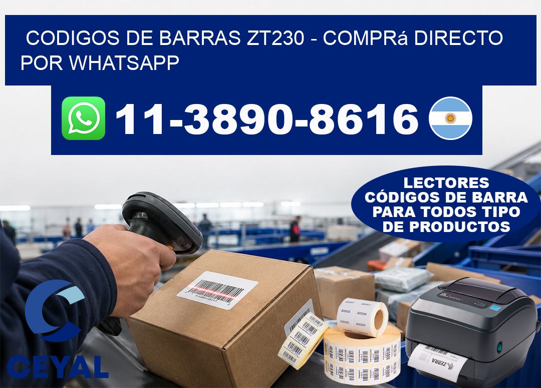 codigos de barras zt230 - Comprá directo por WhatsApp
