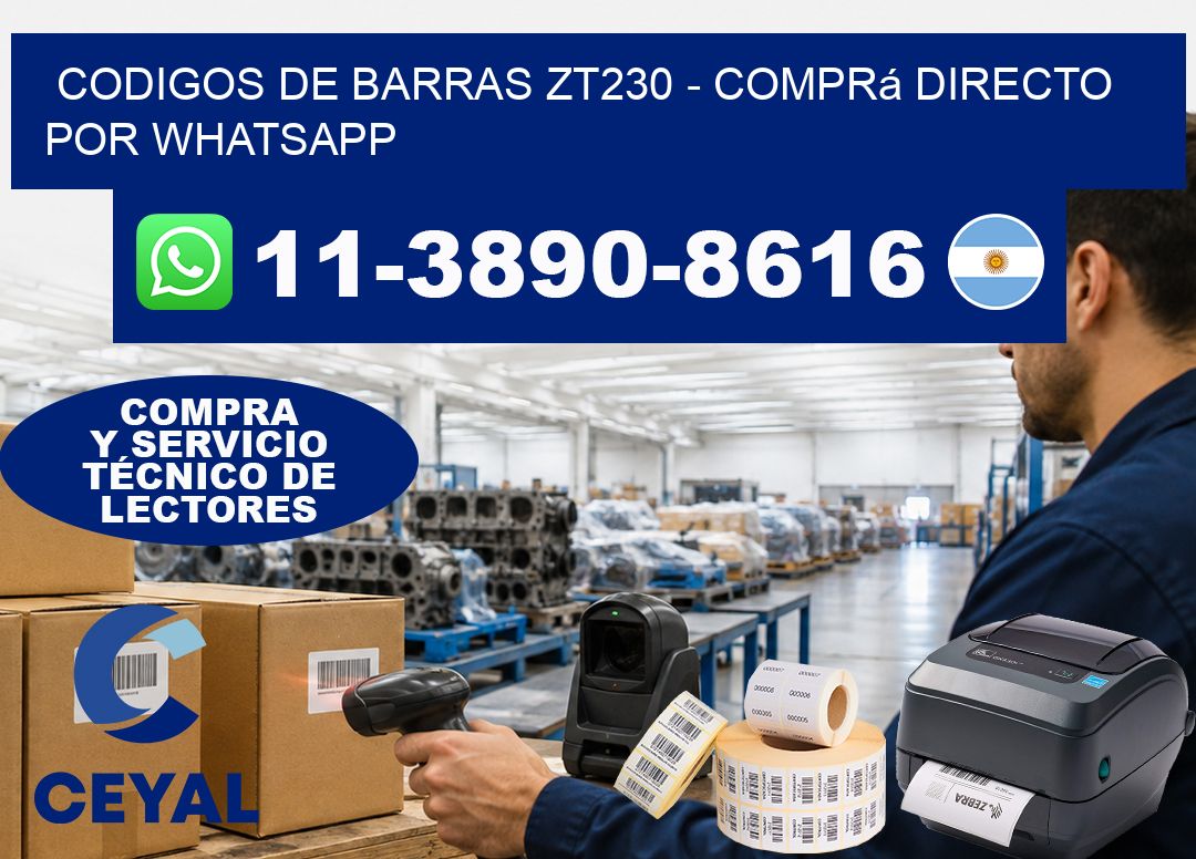 codigos de barras zt230 – Comprá directo por WhatsApp