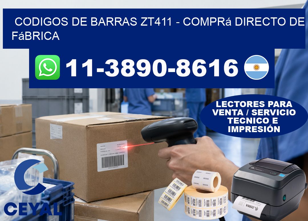 codigos de barras zt411 - Comprá directo de fábrica