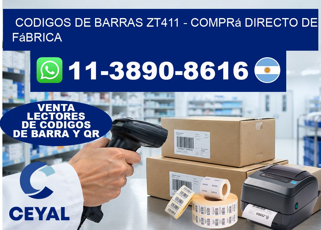 codigos de barras zt411 - Comprá directo de fábrica