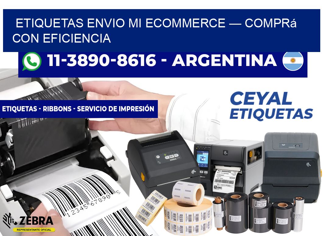 etiquetas envio mi ecommerce — Comprá con eficiencia