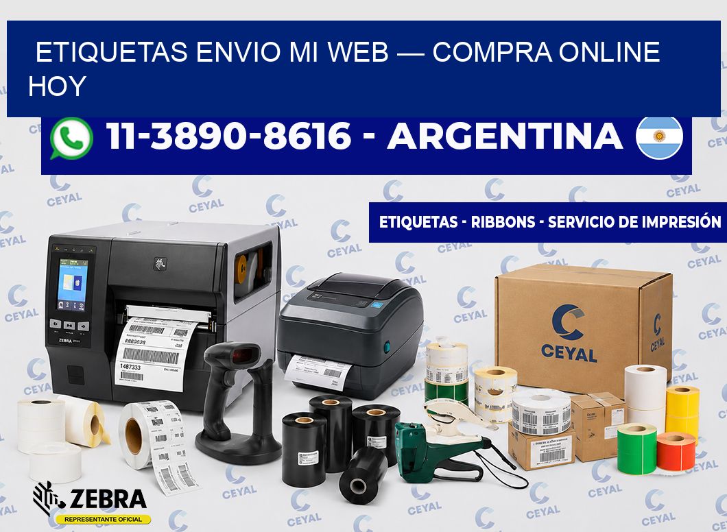 etiquetas envio mi web — Compra online hoy