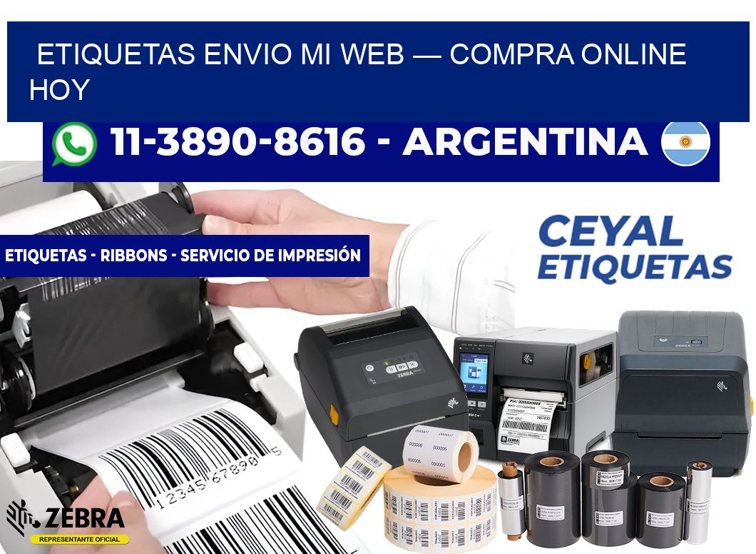 etiquetas envio mi web — Compra online hoy