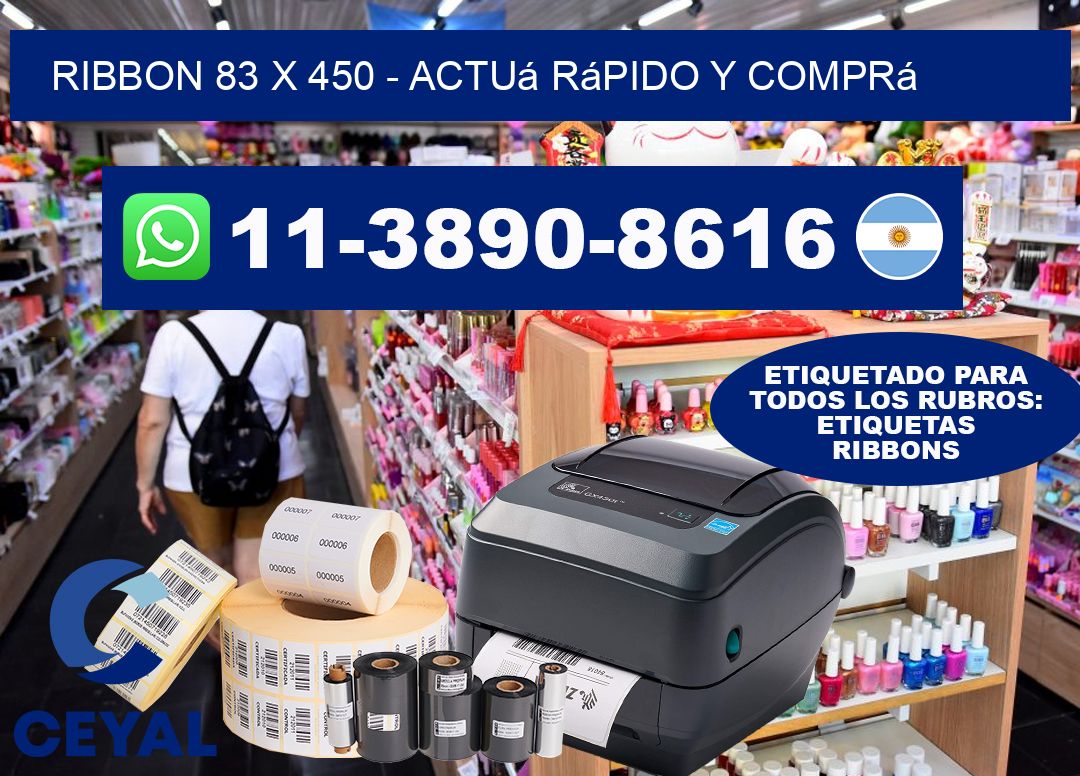 ribbon 83 x 450 - Actuá rápido y comprá