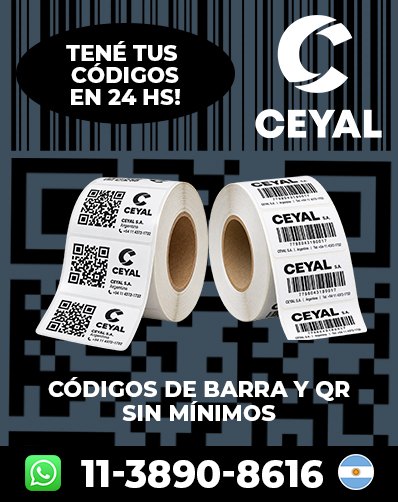 Códigos de barras Personalizados - Comprá sin perder tiempo
