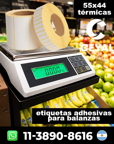 ETIQUETADO TÉRMICO BALANZAS – entrega rapida