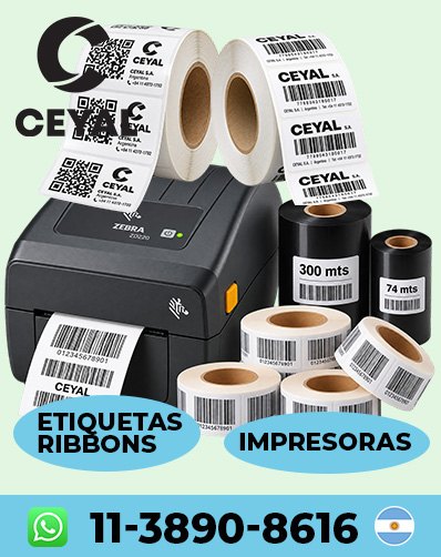 Etiquetas adhesivas para identificación de prendas 50 MIL ETIQUETAS