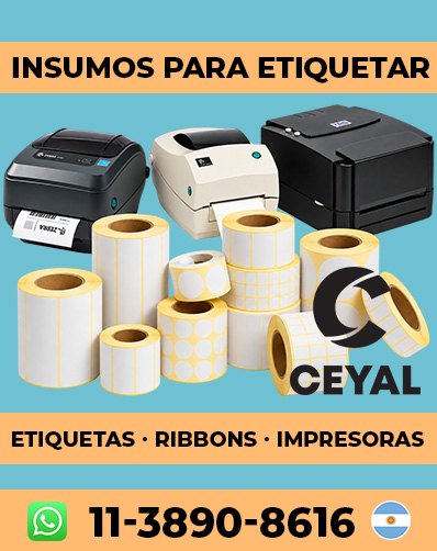 Etiquetas adhesivas para identificación de prendas 50 MIL ETIQUETAS