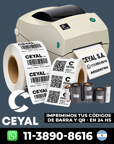 QR Listos para Imprimir - Comprá rollos ahora